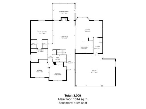 Main Floor floorplan