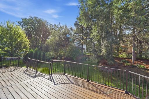 Mature landscaping provides a nice privacy.
