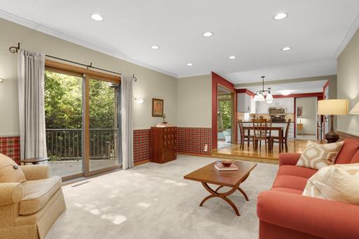 Custom recessed lighting system in the ceiling