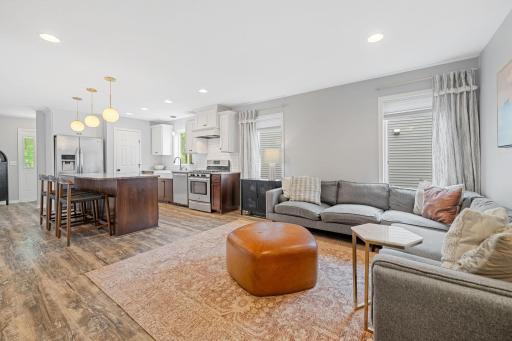 Open concept living room, perfect for enjoying the entire home together