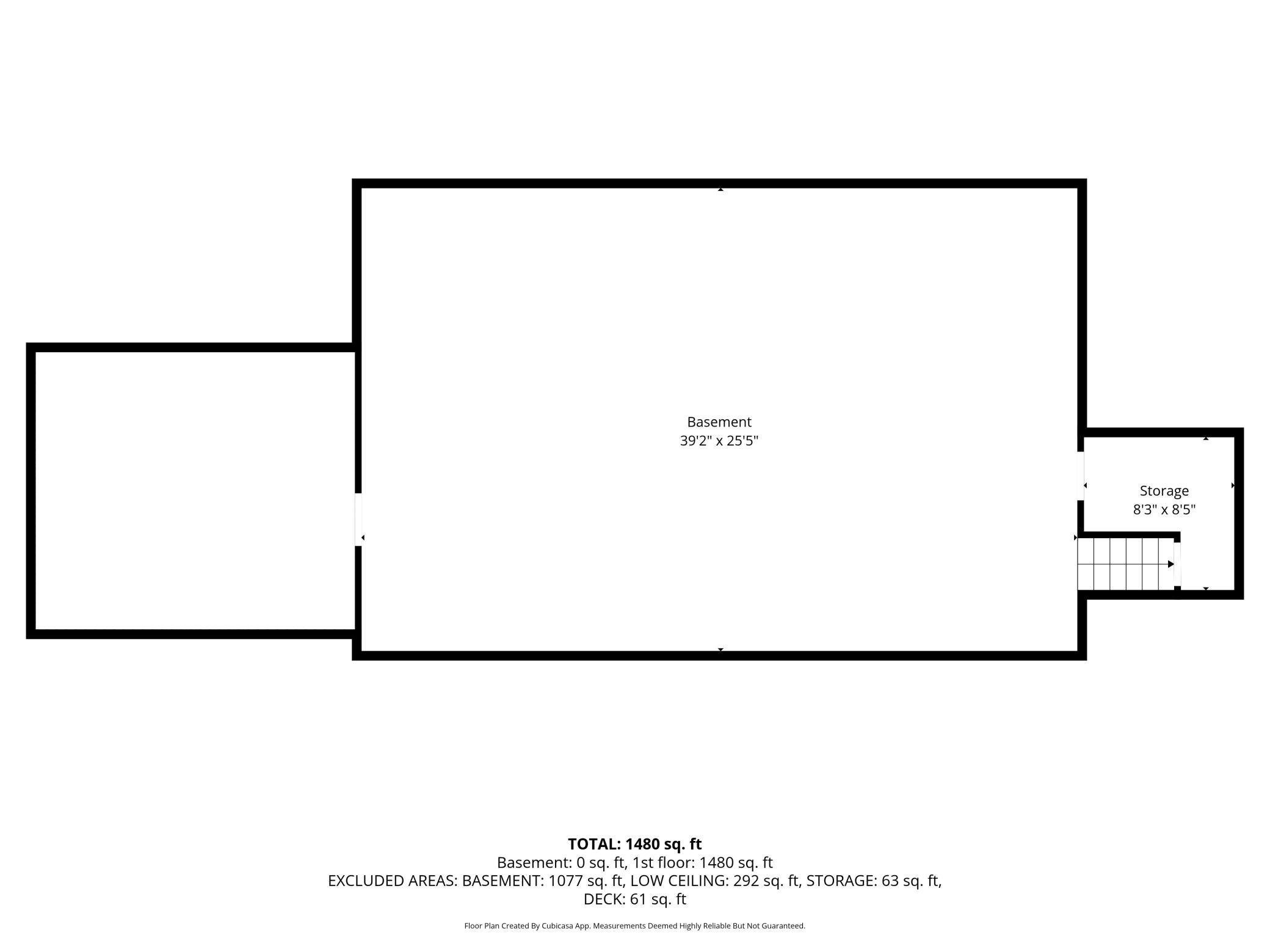 Lower level floorplan