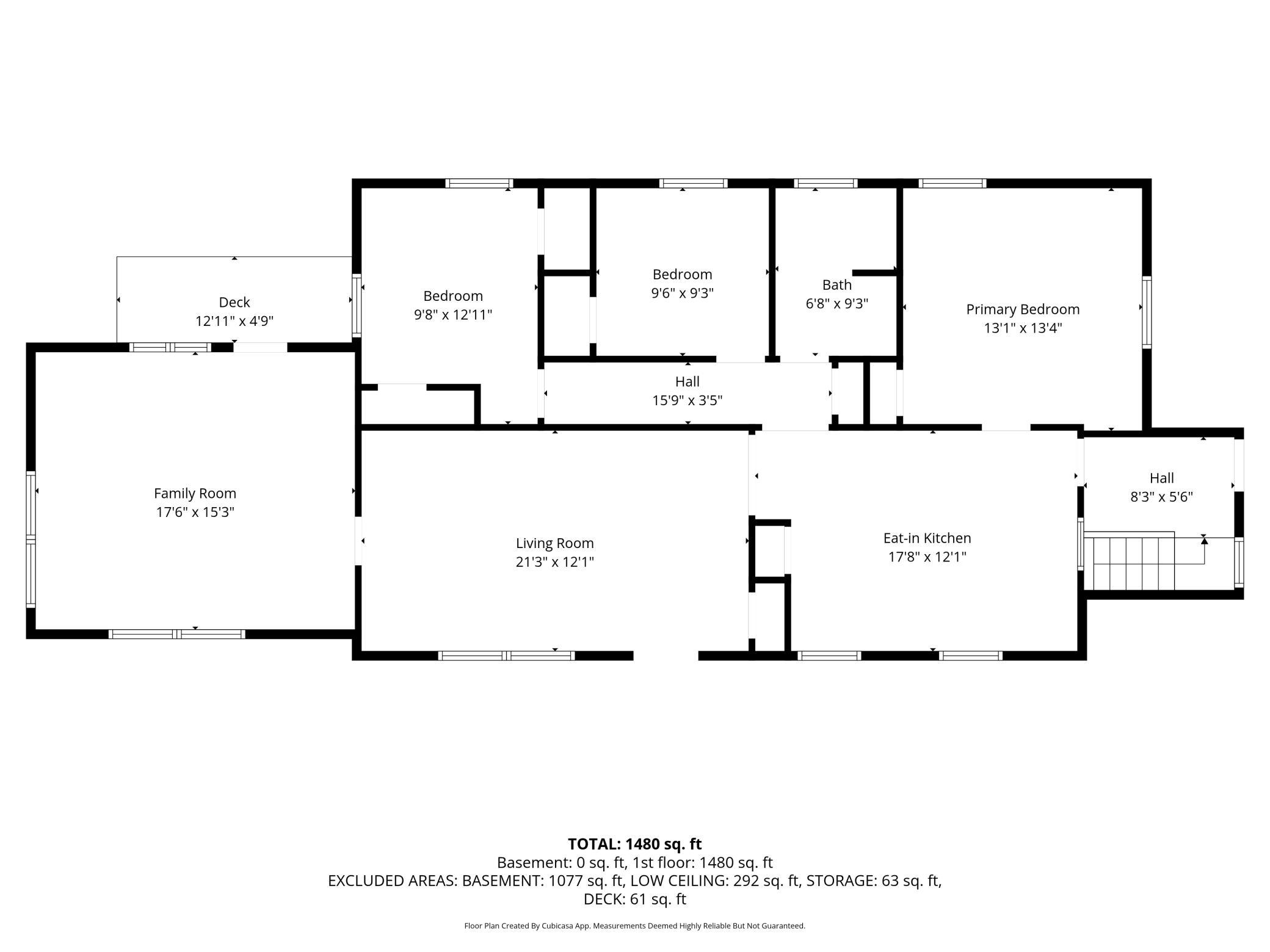 Main level floorplan