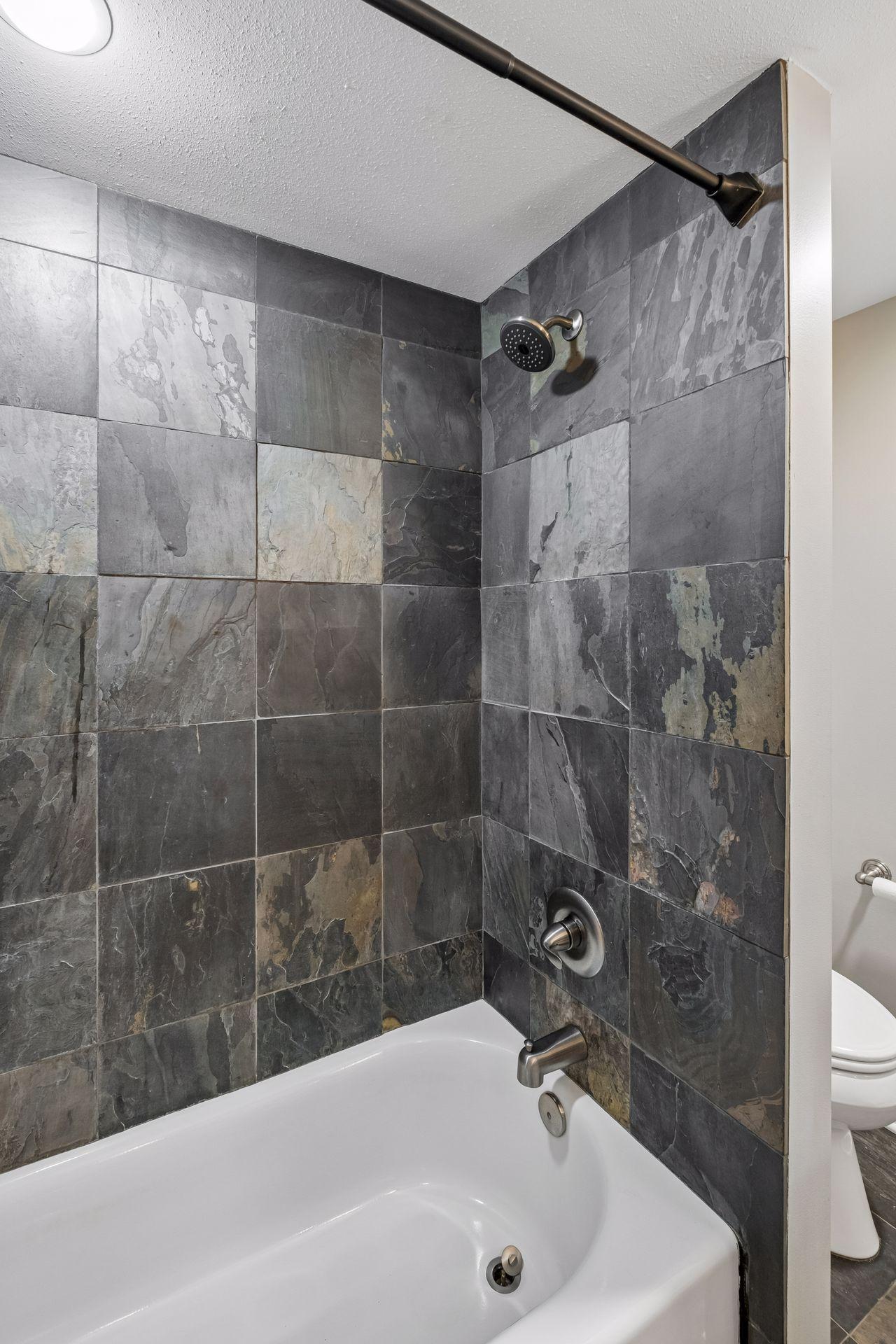 Tiled Shower Lower Level