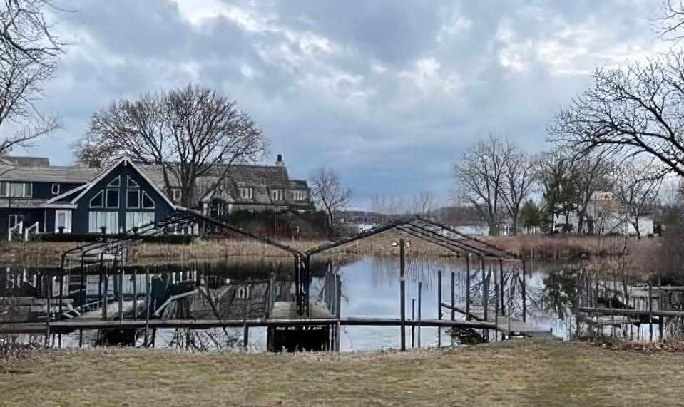 Photo taken by Seller - leased dock a few steps from house.