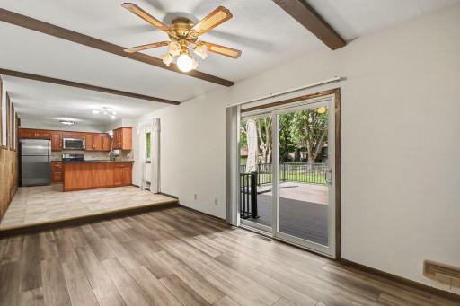 deck off family room