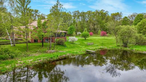 view of home from across the pond