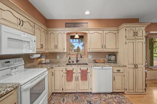 Lovely view from your kitchen sink out to the front yard