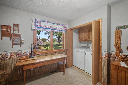 This is used as laundry and office space
