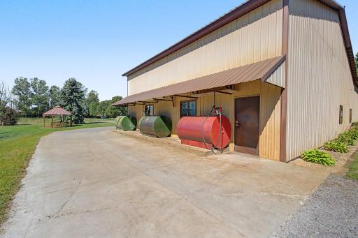 Fuel tanks are negotiable and can stay with property with the right offer.