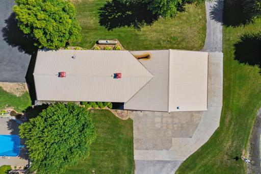 Ariel view of shop