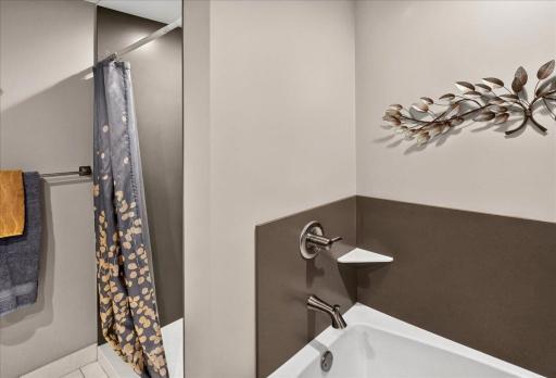 A Separate Shower and Soaking Tub Create Everyday Flexibility