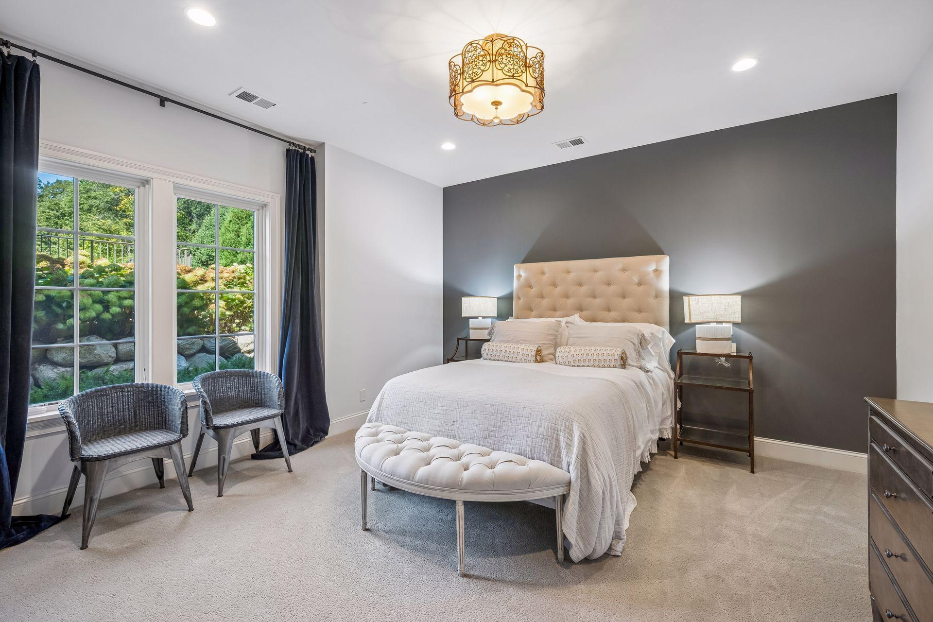 Generously sized spaces continue the home's elevated level of finish.