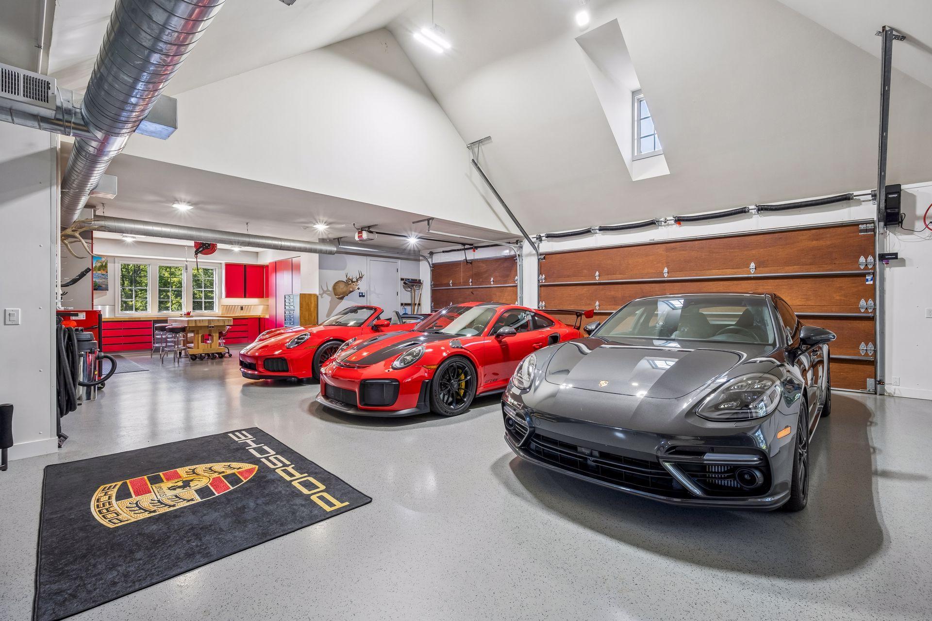 For the automotive enthusiast, collector, or hobbyist, the estate offers 14 total garage stalls across its attached, detached, upper and lower garage spaces, creating a level of capacity rarely found in private residence.