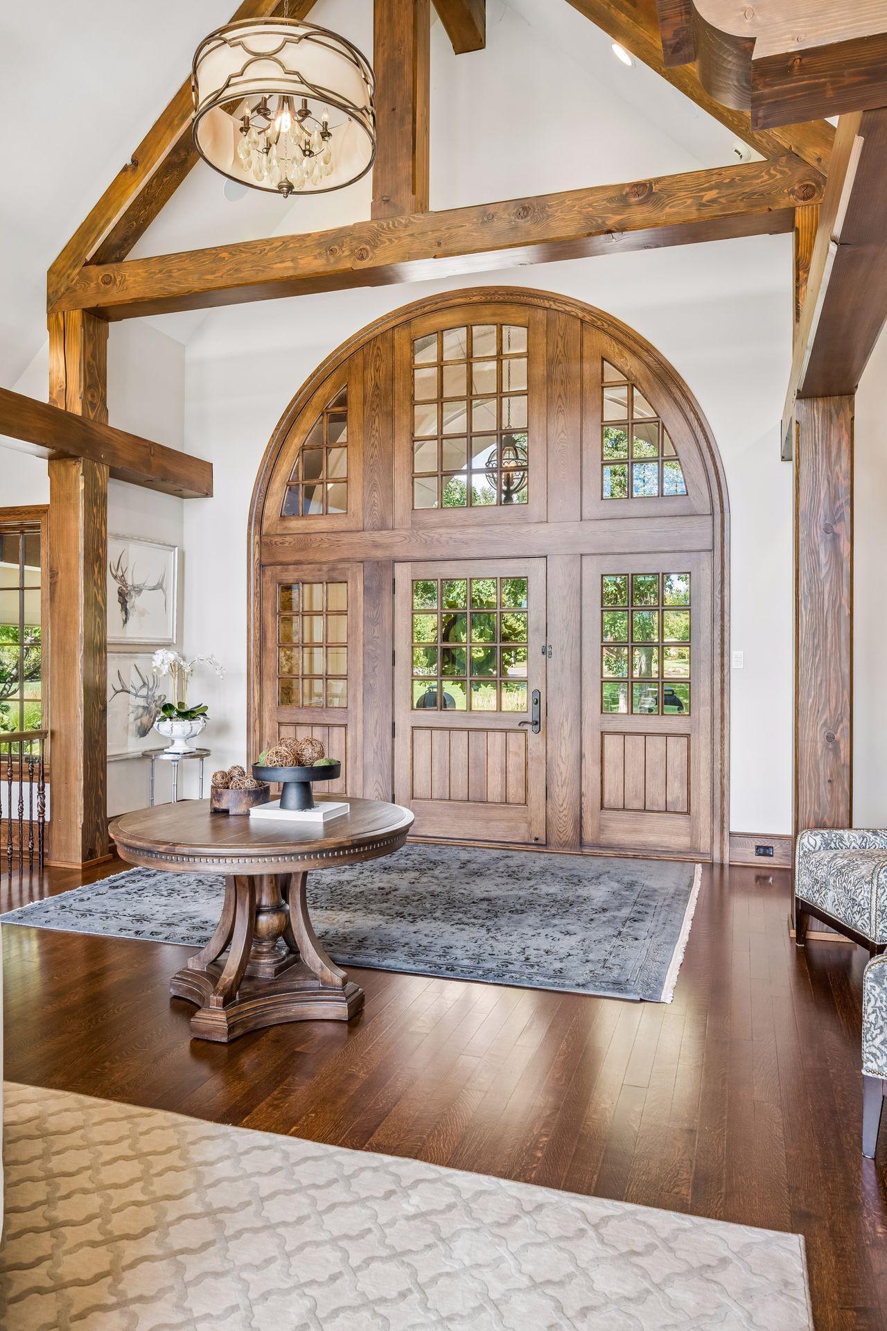 Custom finishes and timeless materials create an elevated yet comfortable atmosphere.
