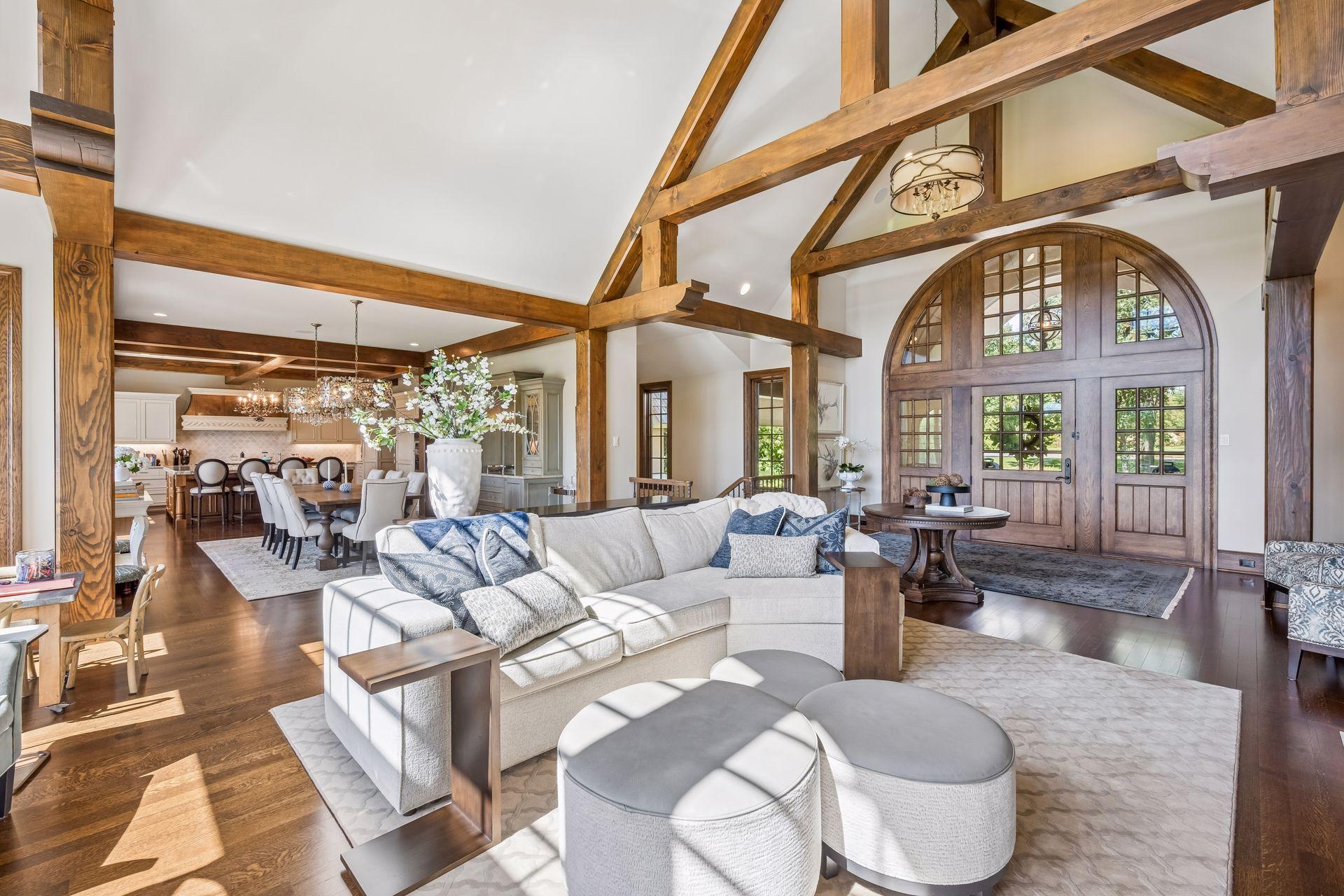 Exceptional craftsmanship can be appreciated from every angle.