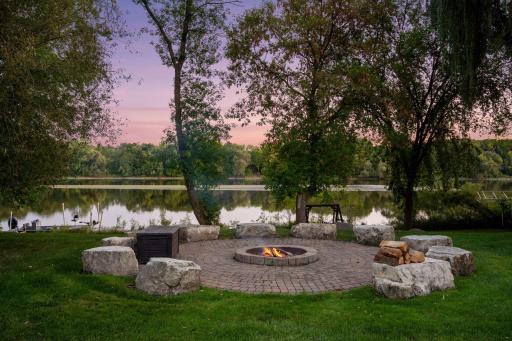Gather fireside for quiet evenings overlooking the surrounding landscape.