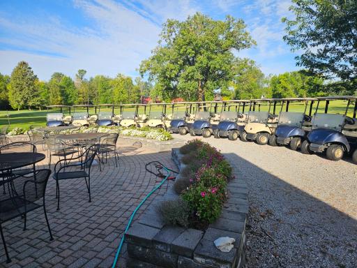 Patio rear of clubhouse
