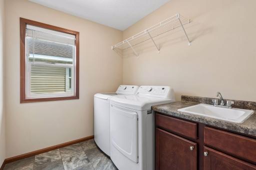 Upper level laundry is so convenient!