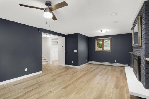 LVP flooring. View of rear entry/mudroom