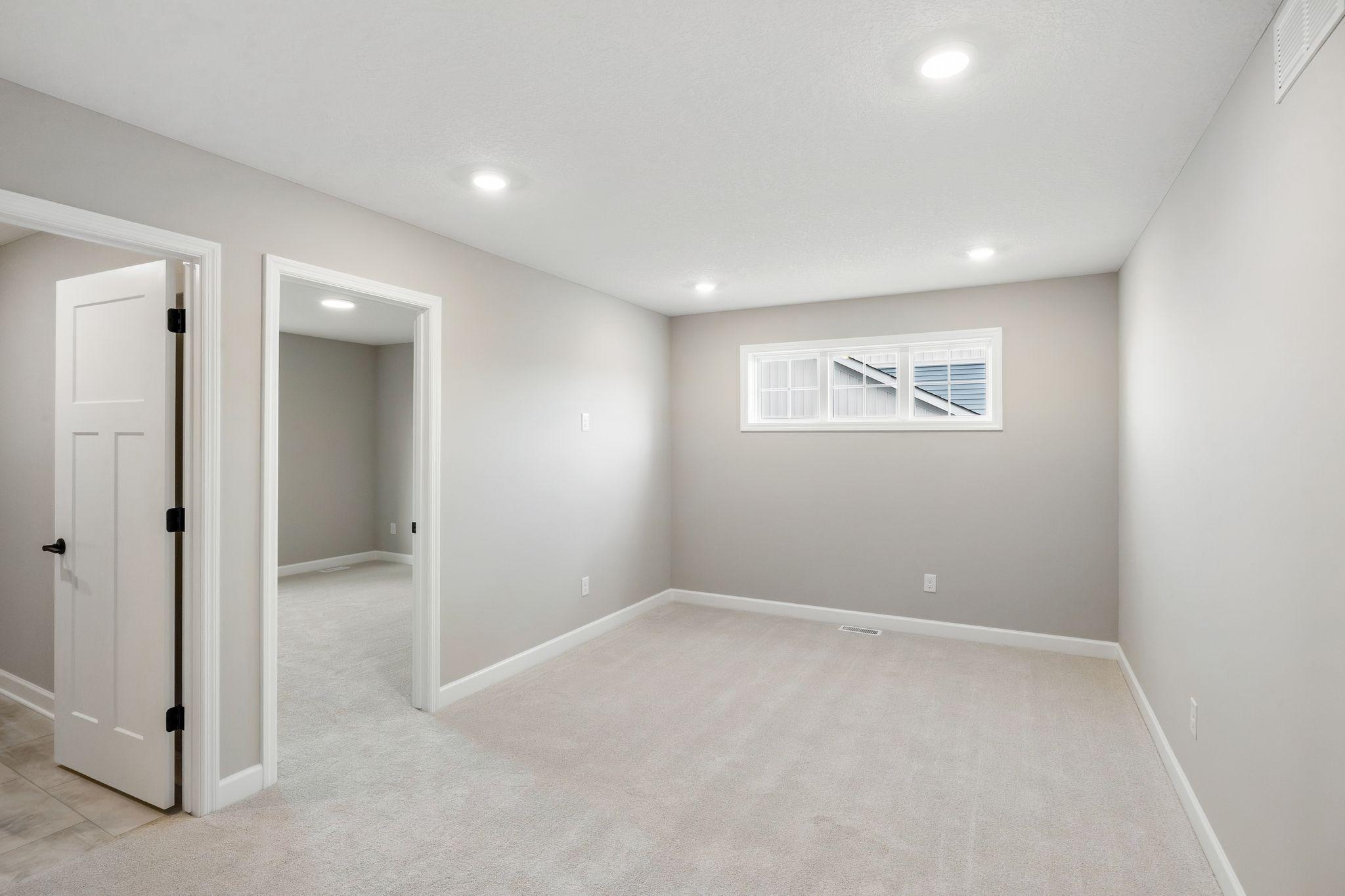 The loft area is located at the top of the stairs on the second floor and is well-suited for a living room or children’s area.