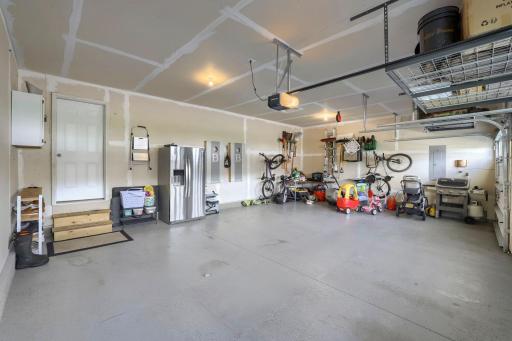 Spacious Three Car Garage