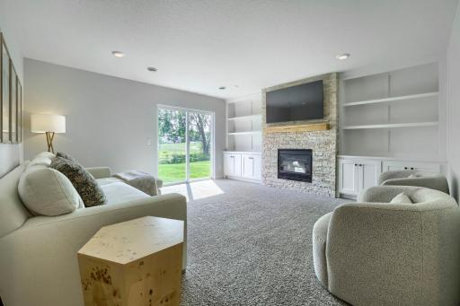 Cozy Lower Level Family Room