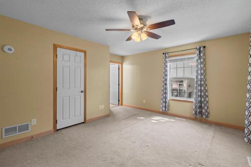 The primary suite feels especially comfortable, offering a private ensuite.