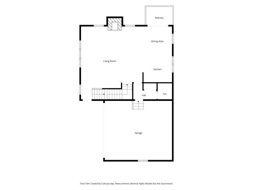 Main level floorplan.