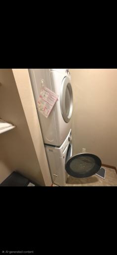 Front Load Stacking Laundry