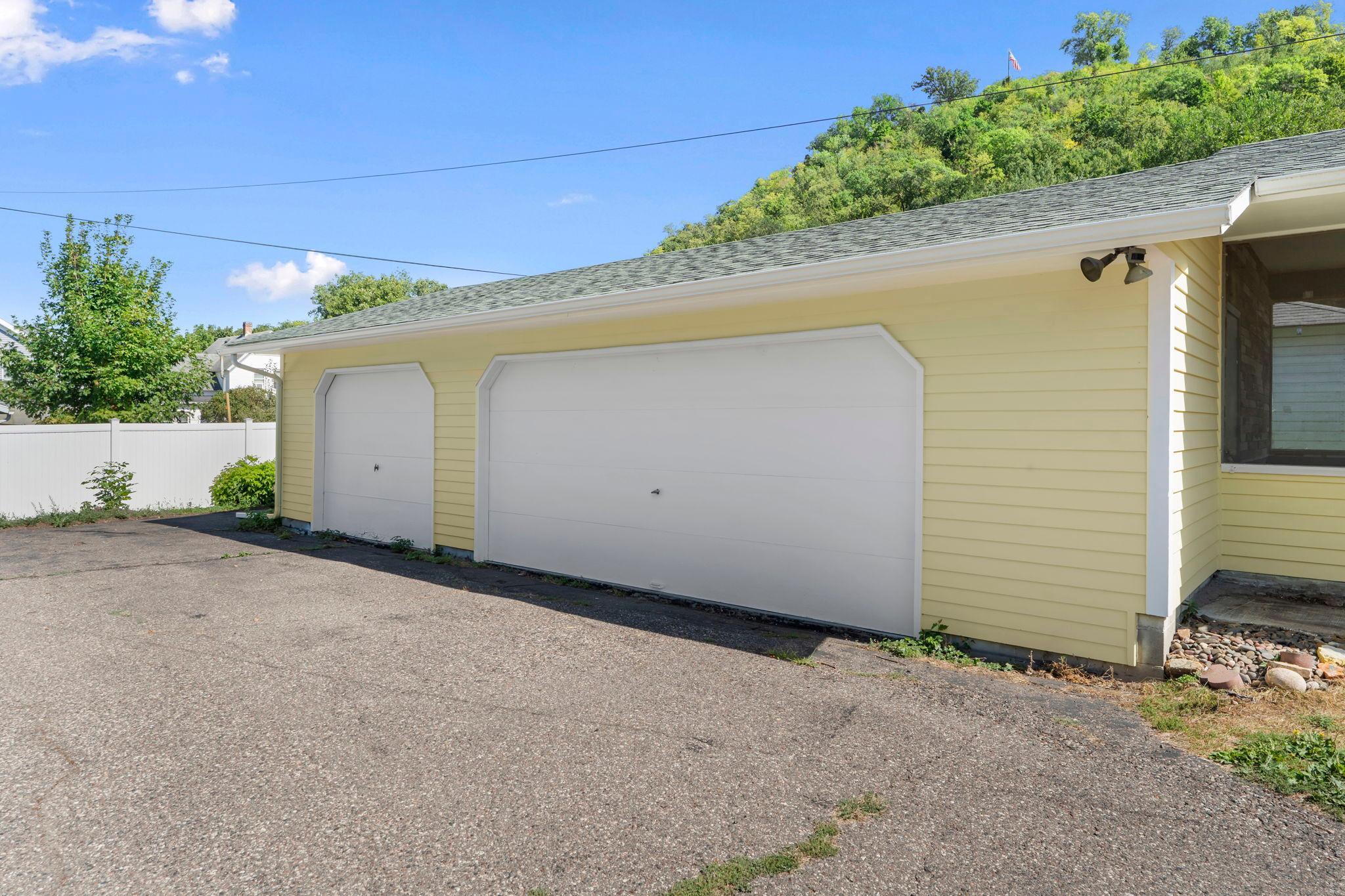 Large 3 car attached garage!