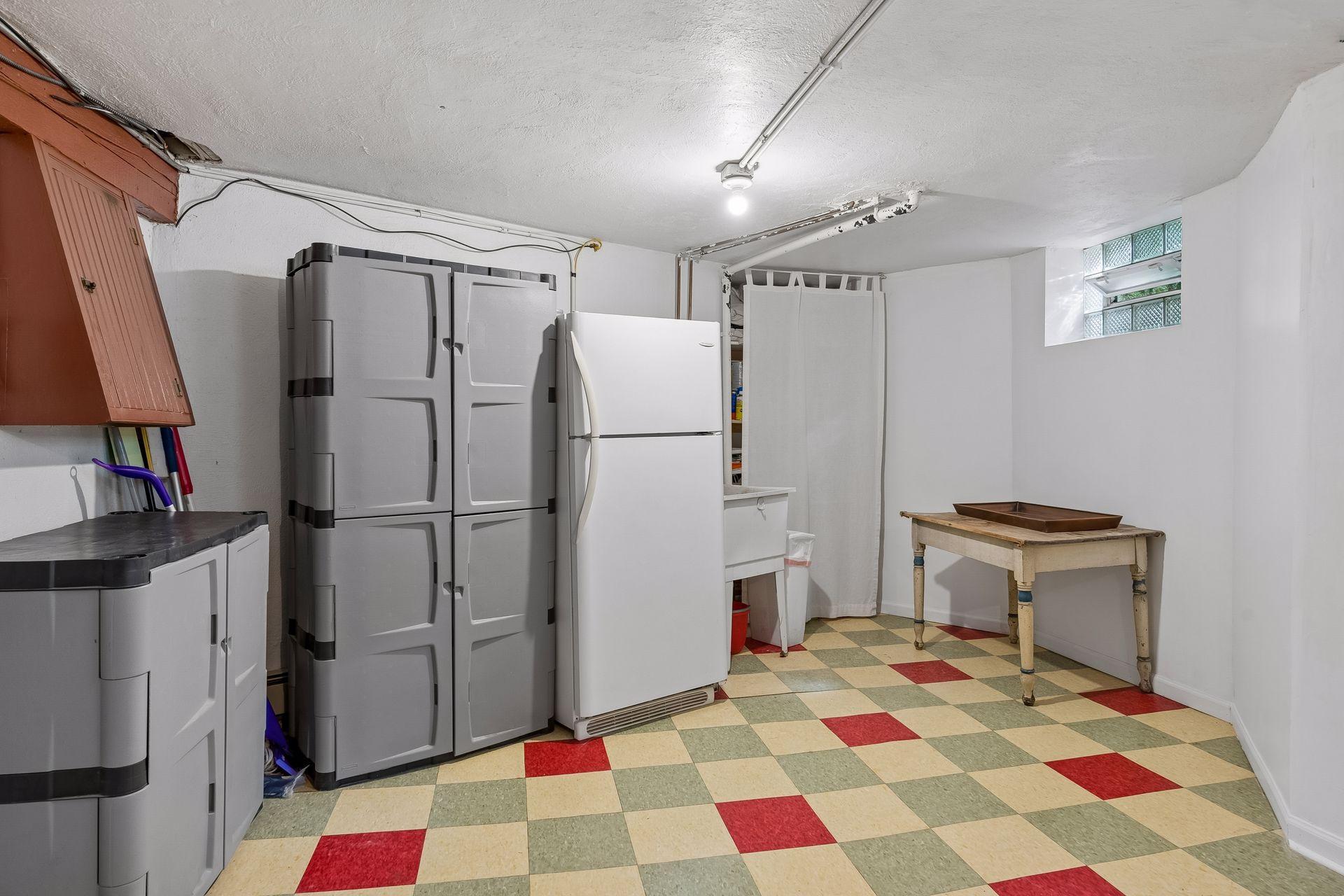 Wonderful storage in the lower level.