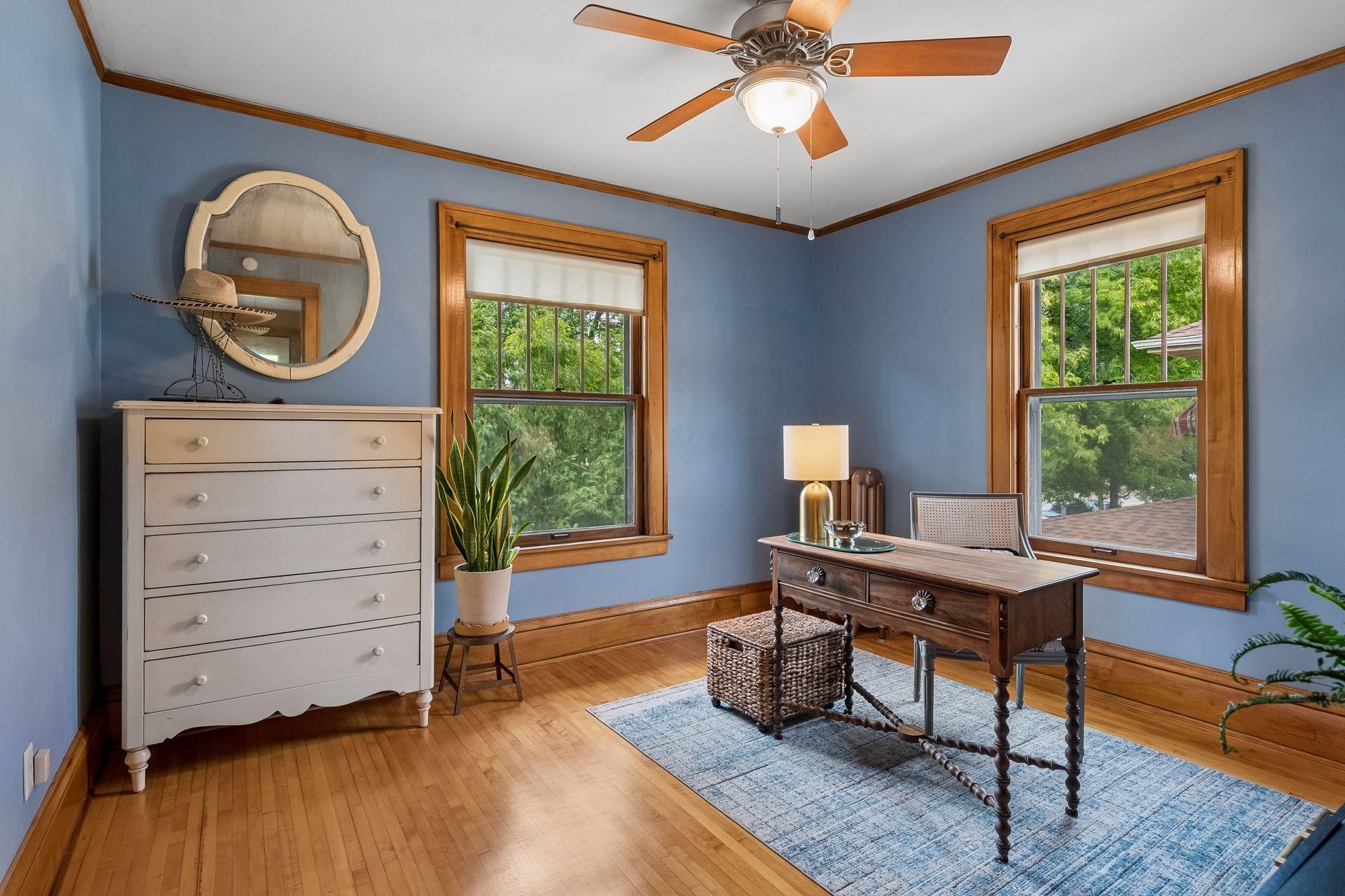 One of the bedrooms is ideal for your home office.
