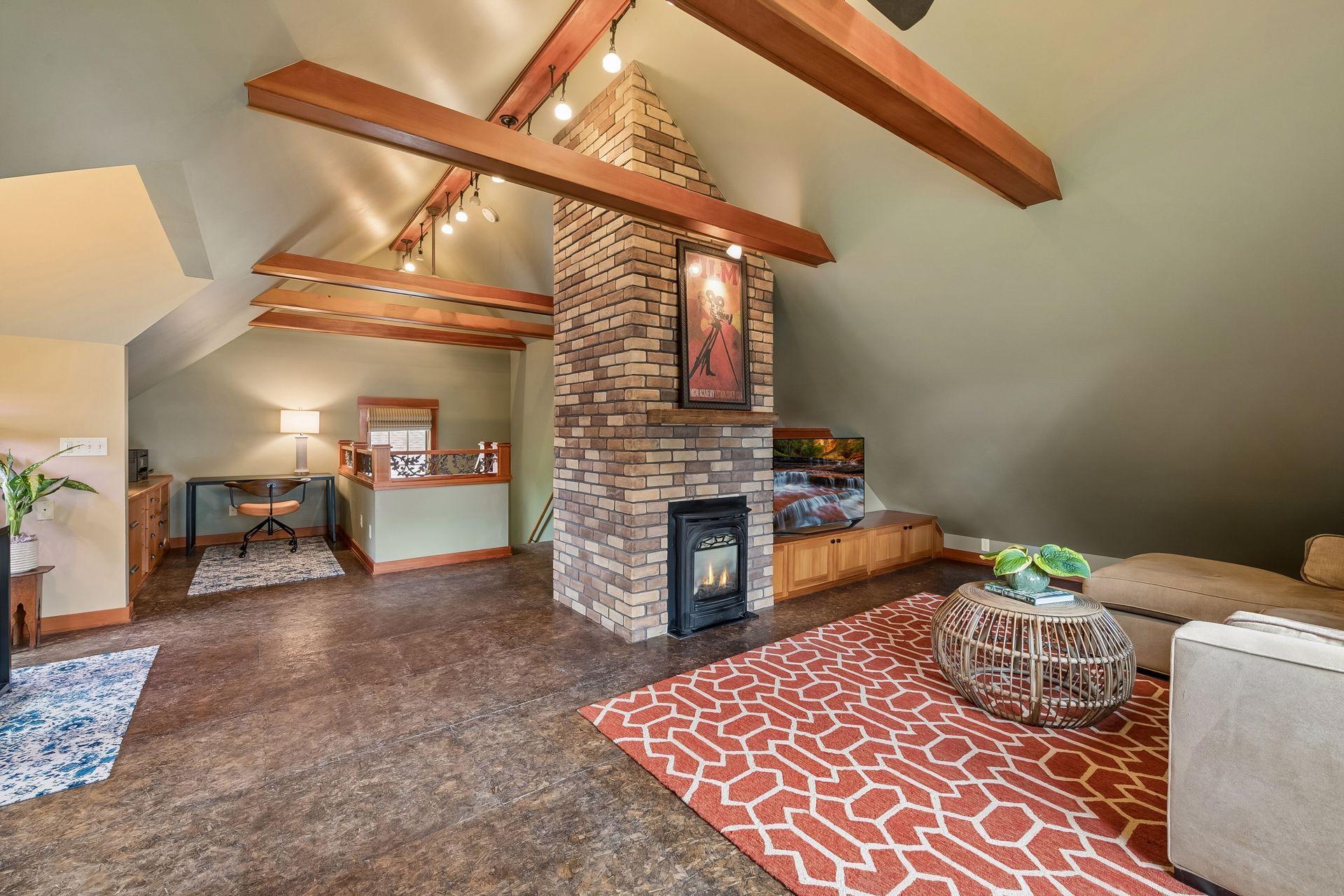 The third floor adds another dimension to this already special home.
