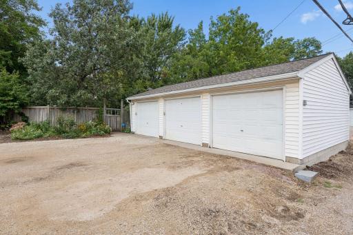 A detached three-car garage is a rare find in south Minneapolis.
