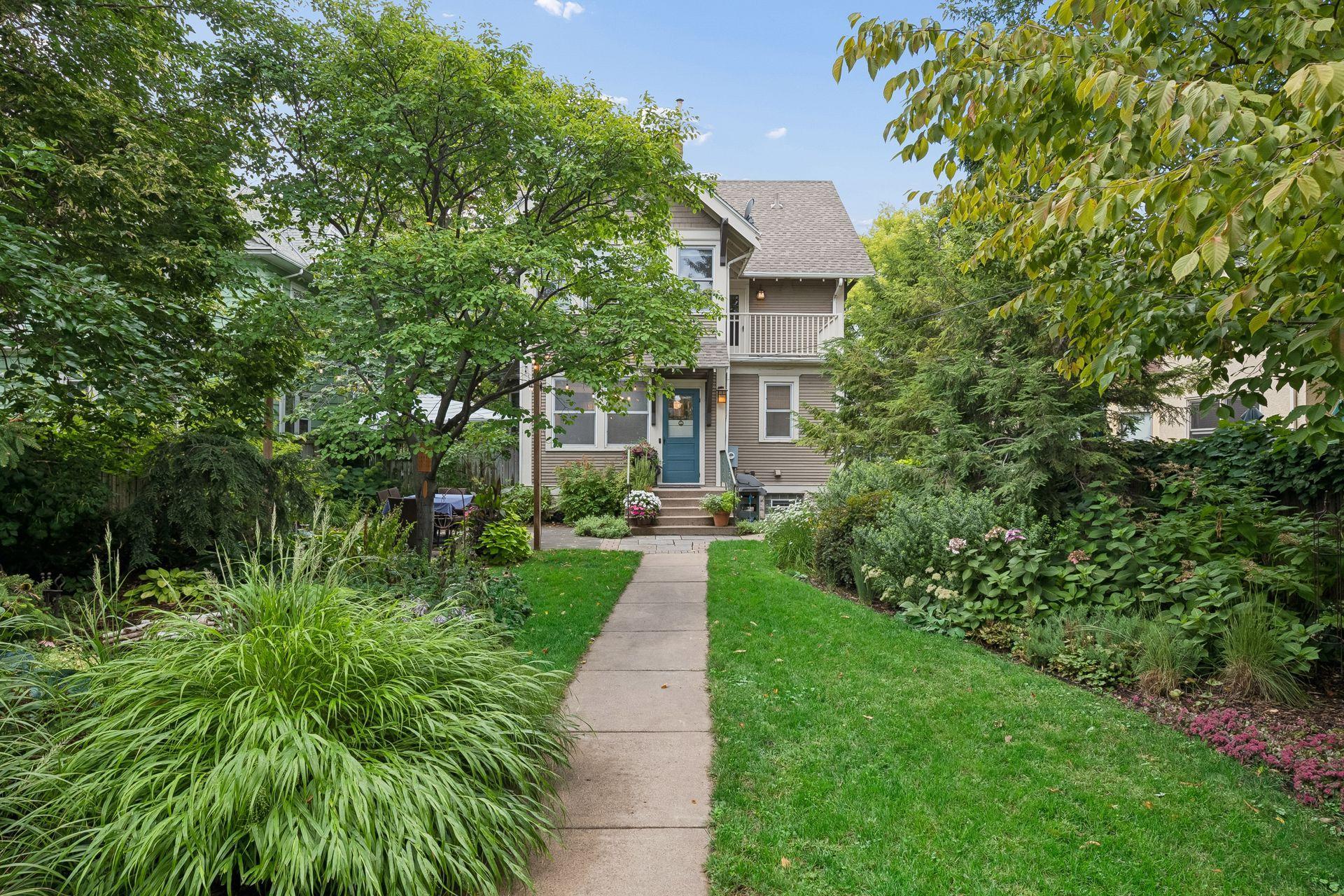 The backyard offers a one-of-a-kind oasis.
