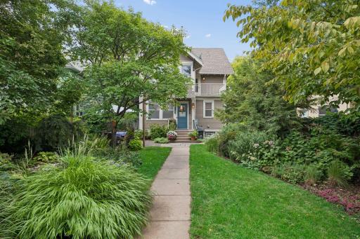 The backyard offers a one-of-a-kind oasis.