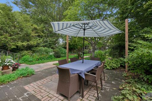 Professional landscaping creates a lovely setting for outdoor enjoyment.