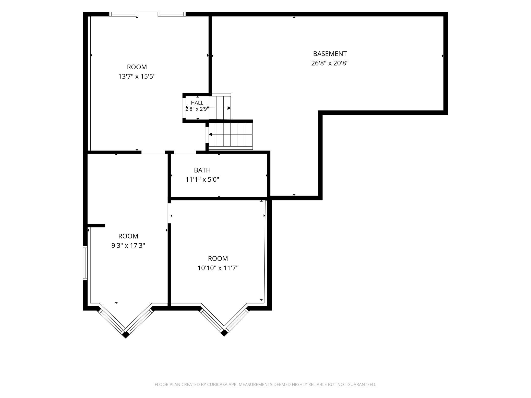 12013 Summerset Lane- Lower Level & Basement- Floor Plan