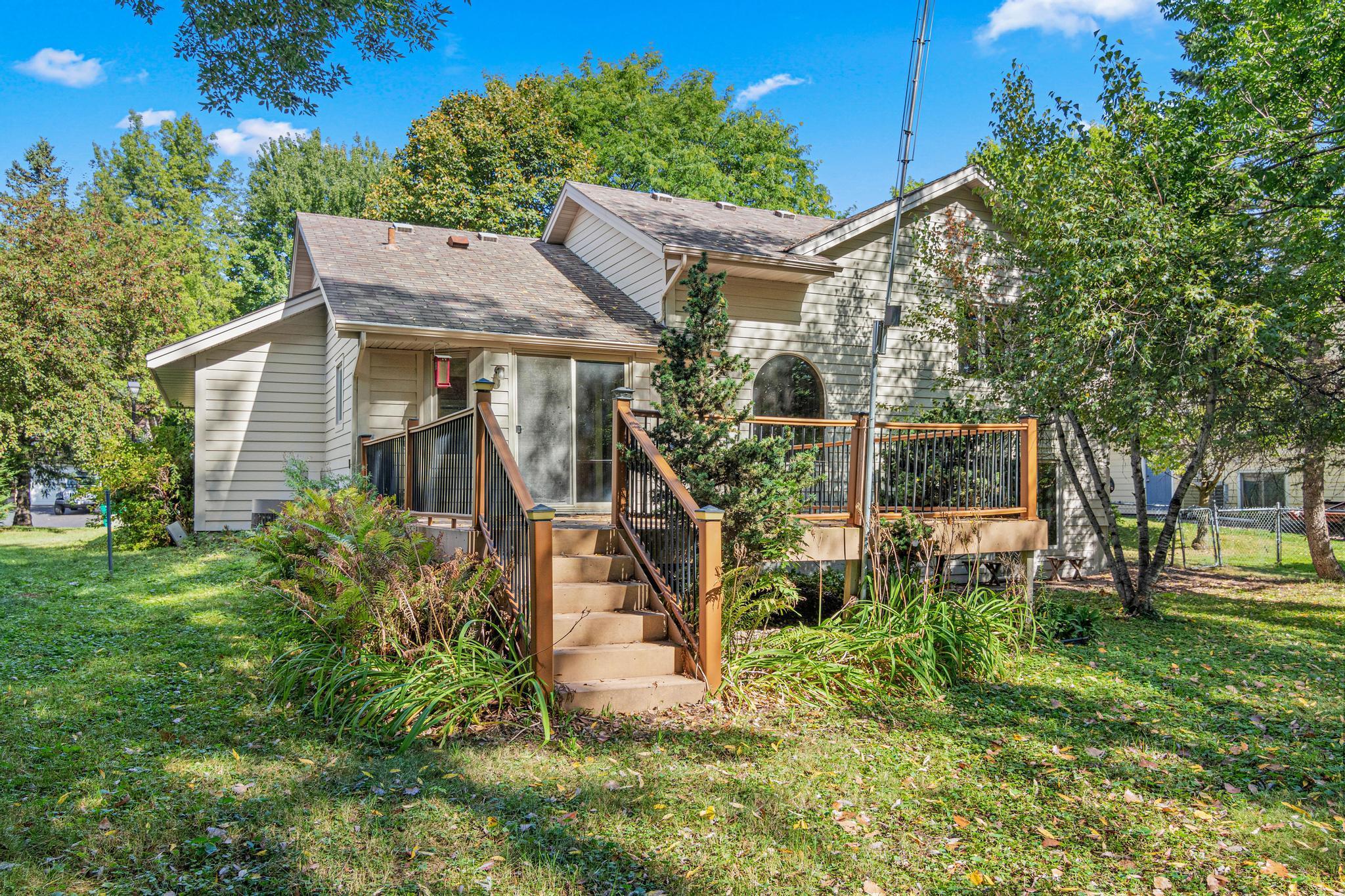 Maintenance Free Decking, Fenced Backyard