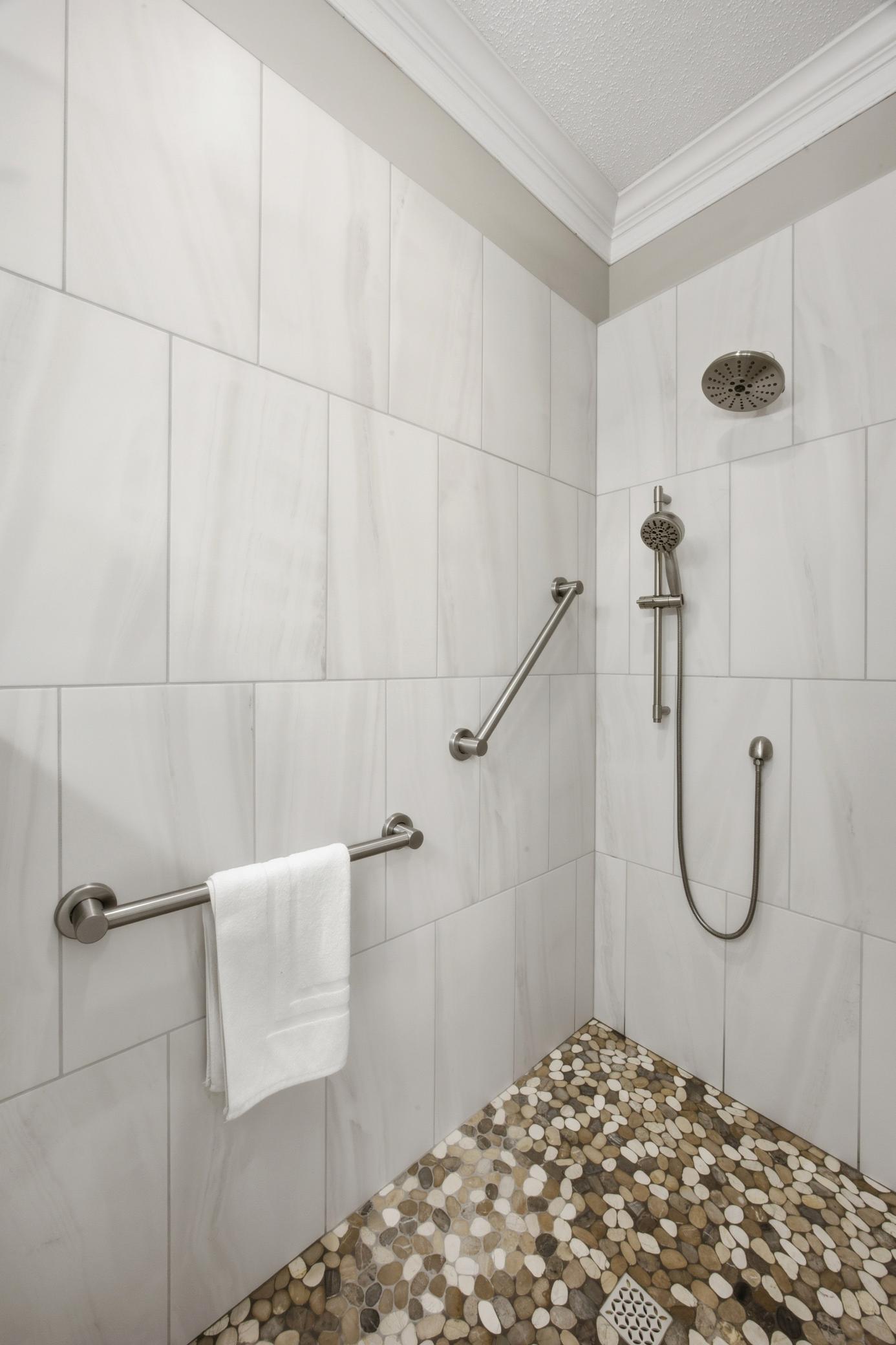 Primary bathroom shower