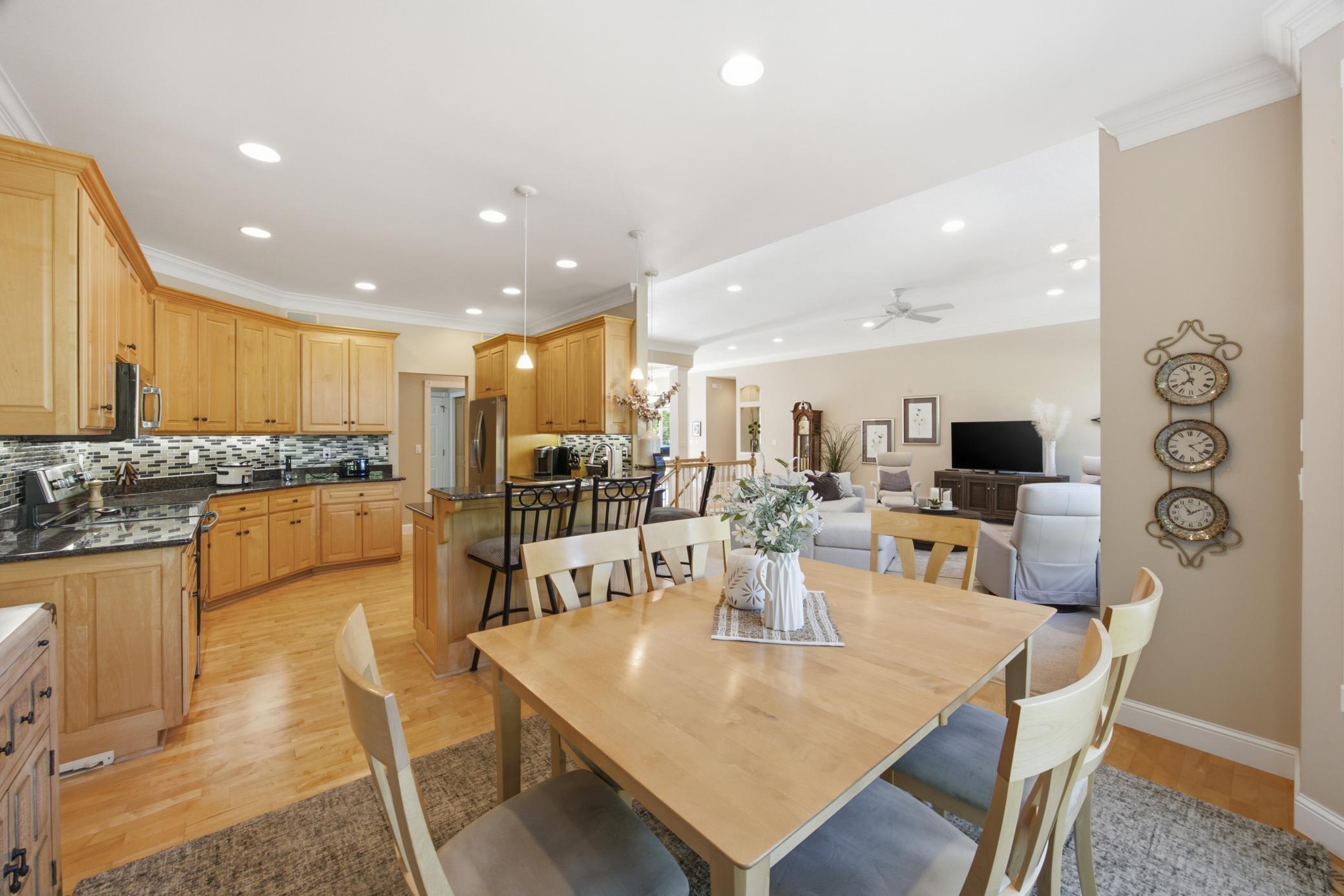 Informal Dining Room looking to the kitchen