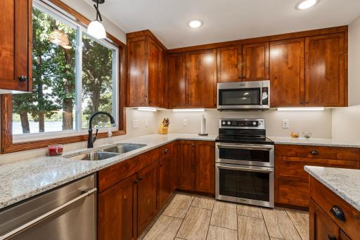 Kitchen sink overlooking river