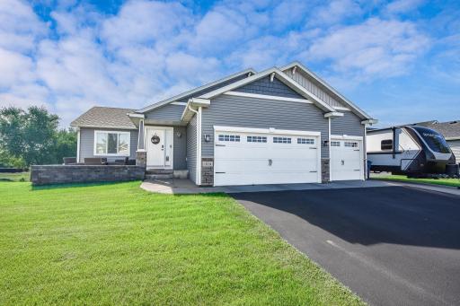 Photo for 1024 Nicole Avenue, Clearwater, MN 55320 - listing #7137838 Beautiful exterior, 3 Stall Garage w/ extra concrete parking spot