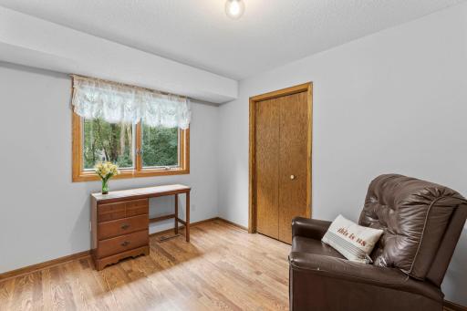 Two spacious bedrooms up with gleaming floors!