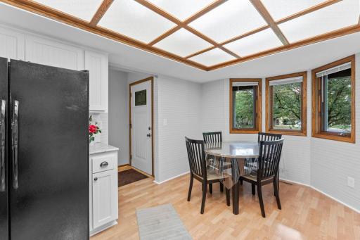 Convenient dining nook in kitchen and informal dining space offers great entertaining or casual dining options.
