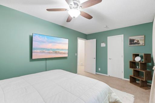 Two story layout allows for spacious rooms.