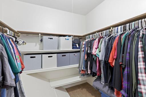 Huge walk in closet in bedroom 1.