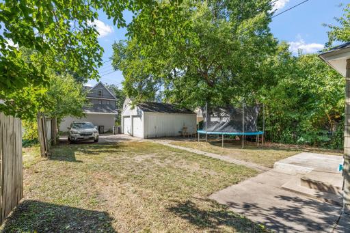 Huge lot and nice and flat.