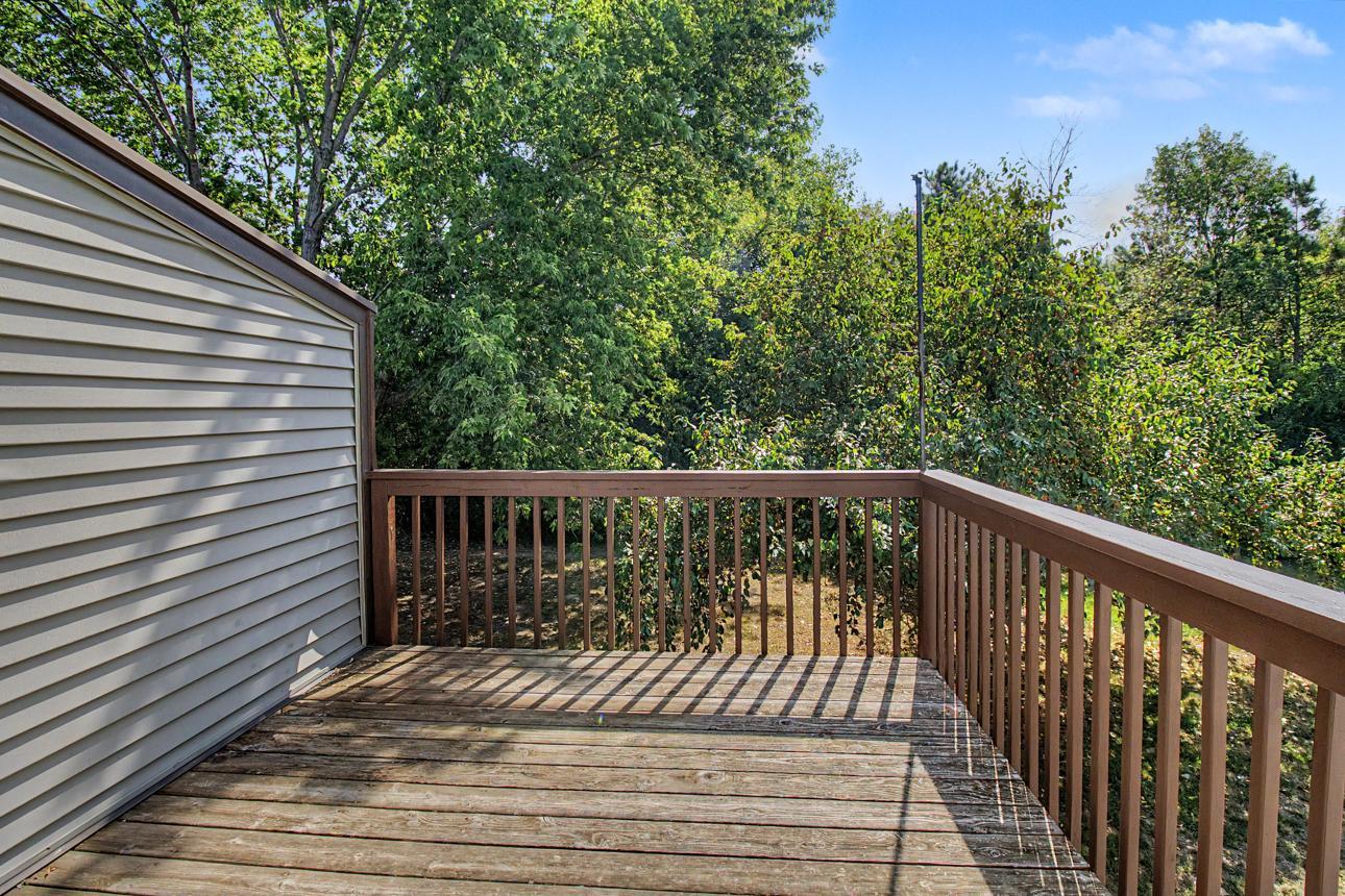 Surrounded by trees, you'll love the privacy here.