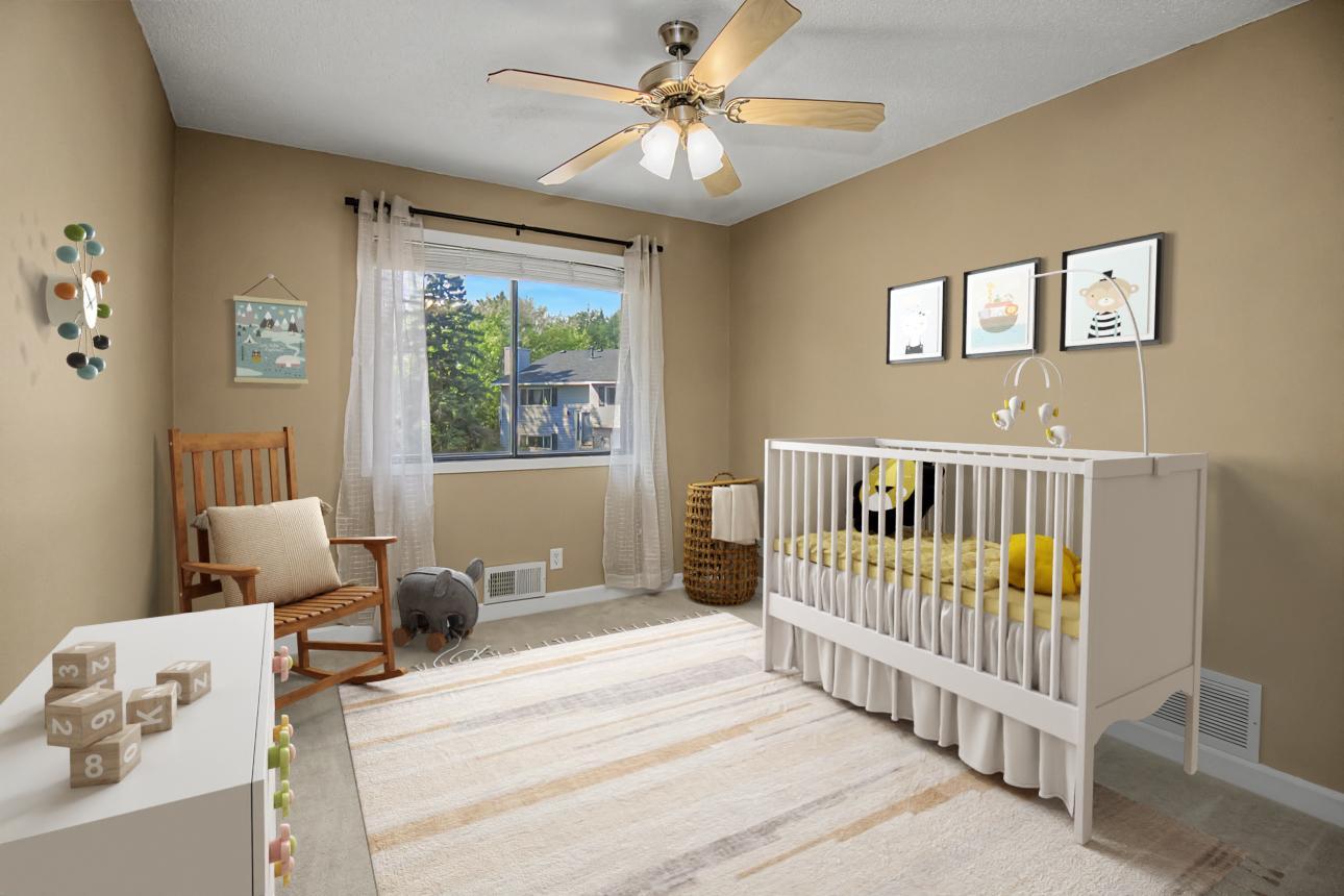 Virtually Staged - 2nd bedroom